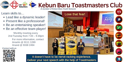 Primaire afbeelding van Kebun Baru Toastmasters Club Meeting