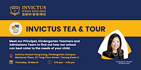 Invictus School (Kindergarten) Tea & Tour primary image