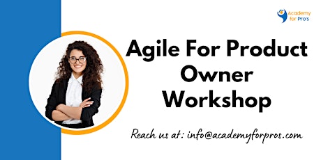 Agile For Product Owner 2 Days Training in Pittsburgh, PA