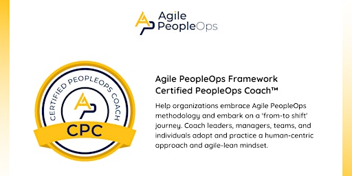 APF Certified PeopleOps Coach™ (APF CPC™) | Jun 12-15, 2023 primary image