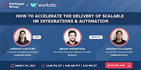 How to Accelerate the Delivery of Scalable HR Integrations and Automation