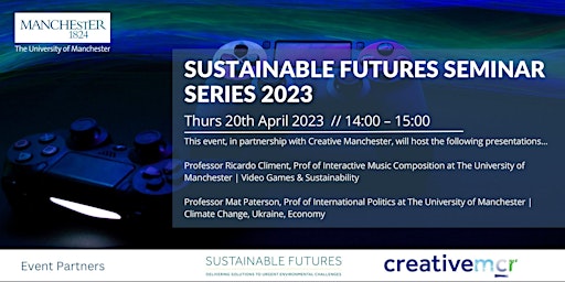 Sustainable Futures Seminar - 20th April 2023