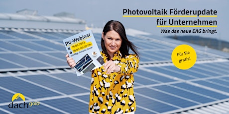 Photovoltaik Förderupdate - der erste Call des Jahres!