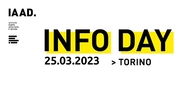 Info Day & Workshop @ IAAD. Torino