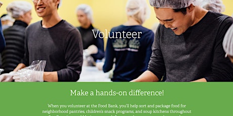 Summer Volunteering at the SF Food Bank! primary image