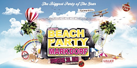 Hauptbild für BEACH PARTY Markdorf im Lemon Beach // SA 30.Juni.2018 //