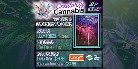 Creatively Cannabis: Tokes & Brushstrokes  ("Smoke and Paint") 7/1/23