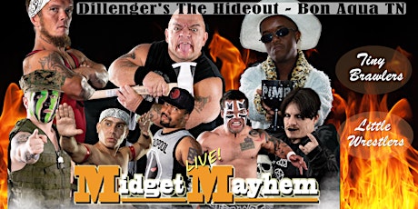 Midget Mayhem Wrestling Goes Wild!  Bon Aqua TN 21+