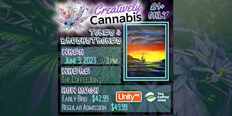 Creatively Cannabis: Tokes & Brushstrokes  ("Smoke and Paint") 6/3/23