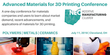 Advanced Materials for 3D Printing Conference primary image