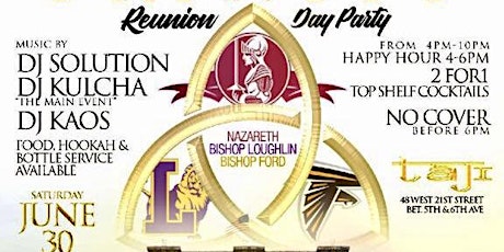 The Holy Trinity: Reunion Day Party (Bishop Ford, Bishop Loughlin, & Nazareth H.S) primary image