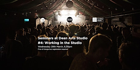 Primaire afbeelding van Seminars at Dean Arts Studio: #4 Working in the Studio