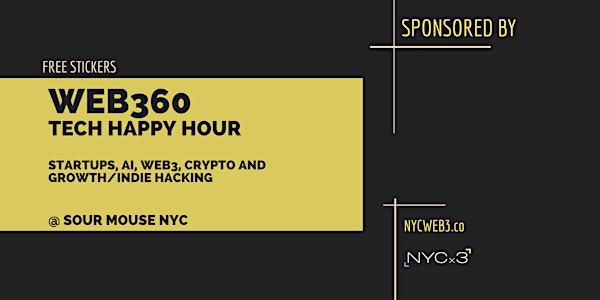 Tech and Startup Happy Hour: Startups, Web3, Crypto, Growth & Indie Hacking