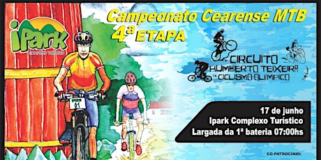 Imagem principal do evento 4ª ETAPA CEARENSE DE MOUNTAIN BIKE OLÍMPICO 2018 - CIRCUITO HUMBERTO TEIXEIRA - I PARK