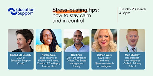 Stress-busting tips: how to stay calm and in control