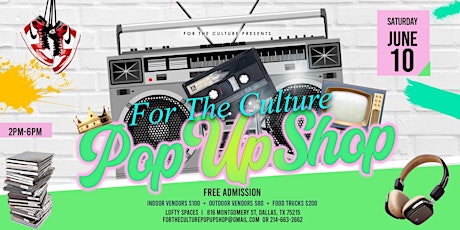 For The Culture Pop Up Shop