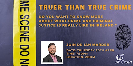 Truer Than True Crime with Dr. Ian Marder primary image