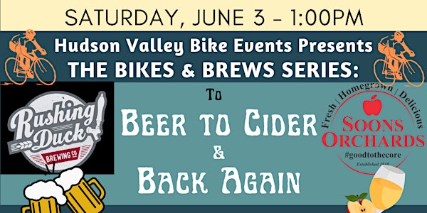 Bike and Brew Series #3: Beer to Cider and Back!