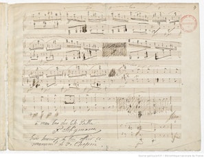 Trésors de Richelieu - La Ballade op.38 de Frédéric Chopin