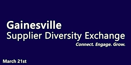 2023 Gainesville Supplier Diversity Exchange primary image