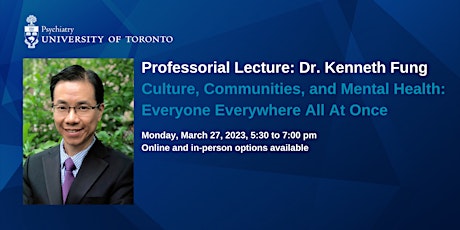 Professorial Lecture: Dr. Kenneth Fung