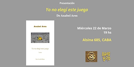 Imagen principal de Presentación del libro Yo no elegí este juego, de Anabel Ares