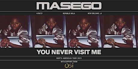 Masego - You Never Visit Me Tour
