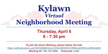 City of Brooklyn Center, Kylawn (virtual) Neighborhood Meeting