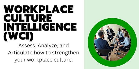 Workplace Culture Intelligence (WCI) Certification