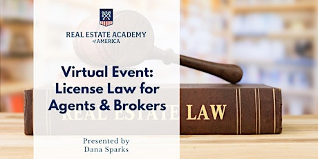 VIRTUAL- License Law for Agents & Brokers -  GREC #65208