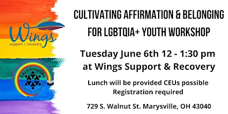 Cultivating Affirmation & Belonging for LGBTQIA+ Youth Workshop