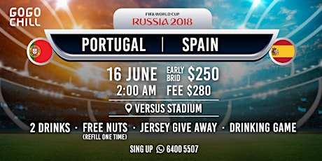 World Cup Portugal VS Spain Live Party  primary image