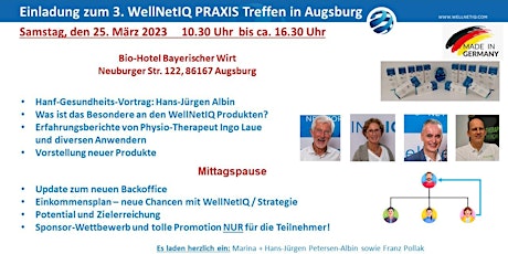 3. WellNetIQ Praxis-Treffen in Augsburg