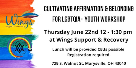 Cultivating Affirmation & Belonging for LGBTQIA+ Youth Workshop