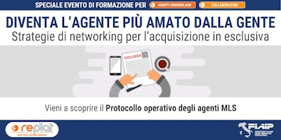 DIVENTA L'AGENTE PIU' AMATO DALLA GENTE DIVENTA L'AGENTE PIU' AMATO DALLA GENTE