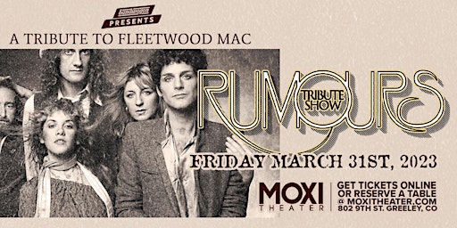 Rumours (A Tribute to Fleetwood Mac) @ Moxi Theater