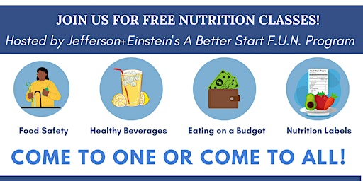 FREE Nutrition Classes @ Olney Library