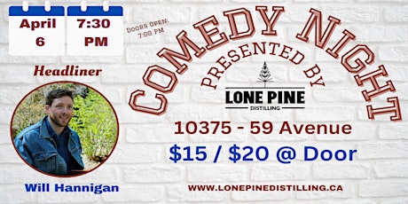 Comedy Night at Lone Pine Distilling