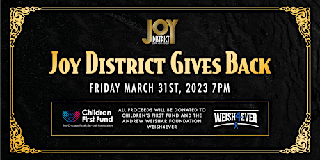 Joy District Gives Back Event