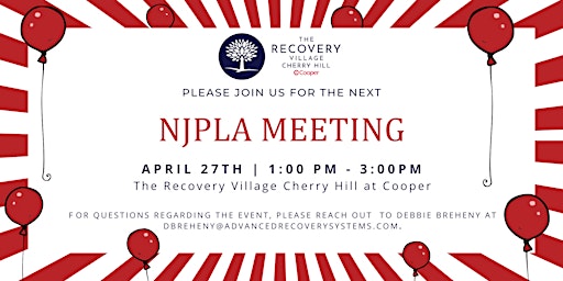 The Recovery Village Cherry Hill at Cooper NJPLA Meeting