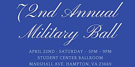 72nd Annual Hampton University ROTC Military Ball