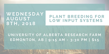 Plant Breeding for Low Input Systems