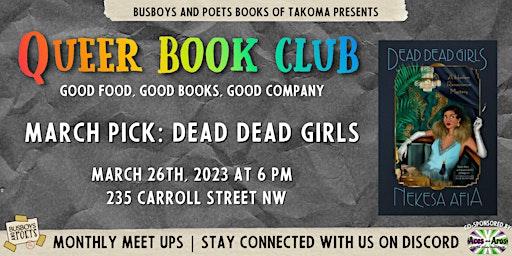 Queer Book Club | A Busboys and Poets Book Club