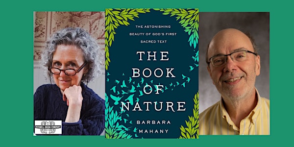 Barbara Mahany, author of THE BOOK OF NATURE - an in-person Boswell event