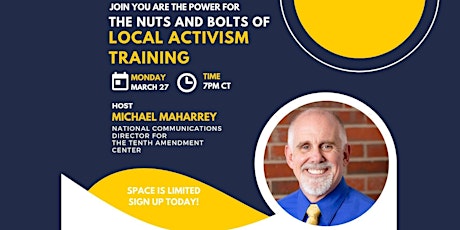 The Nuts and Bolts of Local Activism Training