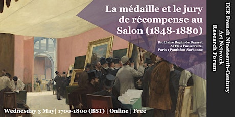 Primaire afbeelding van La médaille et le jury de récompense au Salon (1848–1880)