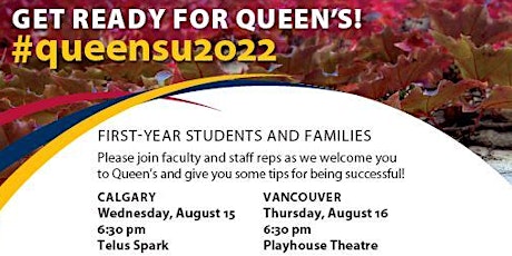 Get Ready for Queen's! #queensu2022 - Vancouver primary image