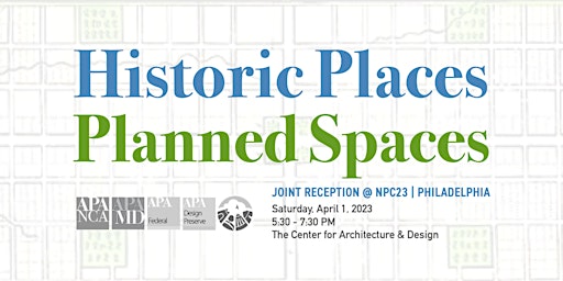 Historical Places/Planned Spaces Joint Reception