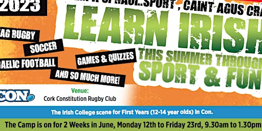 Campa Spraoi 2023  Irish Sport & Fun Camp for 12 to 14 Year Olds