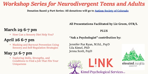 Workshop Series for Neurodivergent Teens & Adults